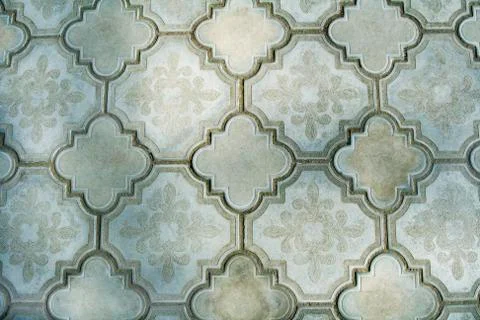 Grey stone  block paving background Foto stock
