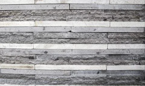 Grey stone bricks in a row Photos