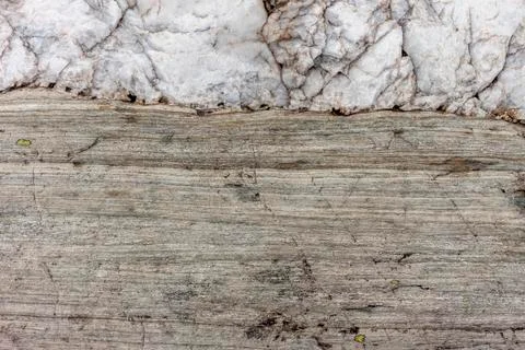 Grey stone with cracks background with copyspace Stock Photos