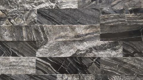 Grey stone marble lines wall pattern gray color of modern style design deco.. Stock Photos