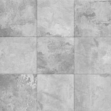 Grey stone texture pattern - patchwork tile  /  tiled background Stock Photos