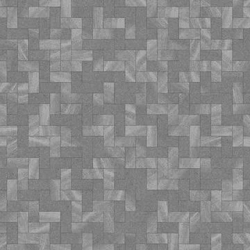 Grey stone tile flooring texture seamless pattern Stock Illustration