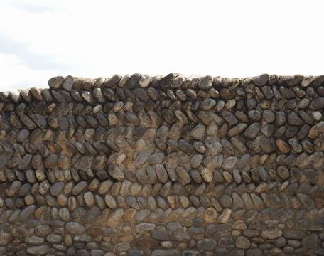 Grey stone wall background Stock-Fotos