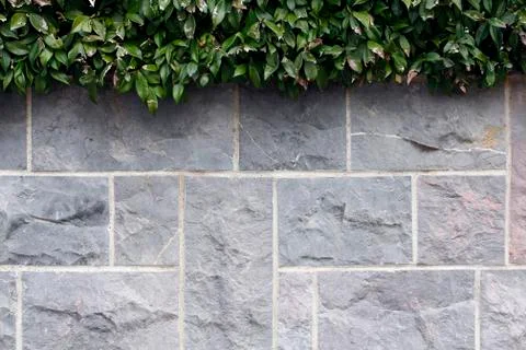 Grey stone wall Stock Photos
