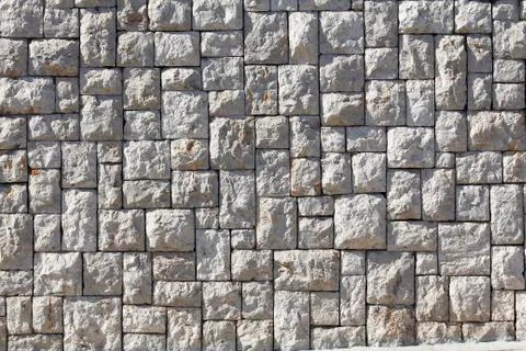 Grey stone wall Stock Photos