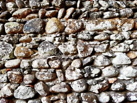 Grey stone wall texture Stock Photos