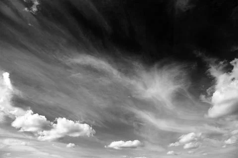 Grey storm clouds Stock Photos