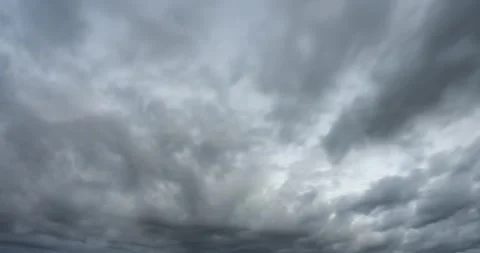 Grey Stormy Clouds Background Time Lapse Stock Footage 292923022