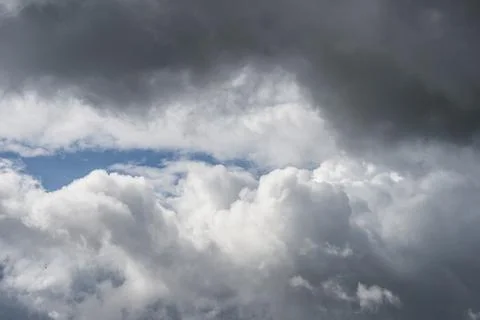 Grey stormy sky background Stock Photos