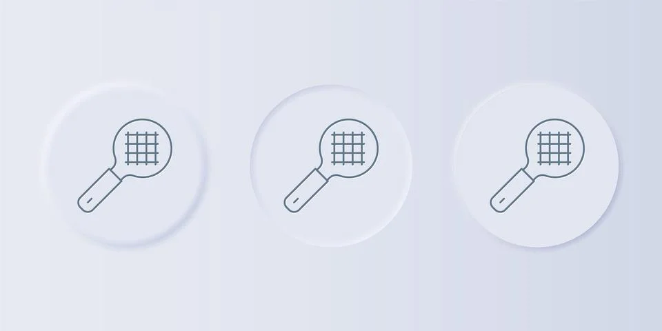 Grey Tea strainer with handle icon isolated on grey background. Metal sieve.. Illustration