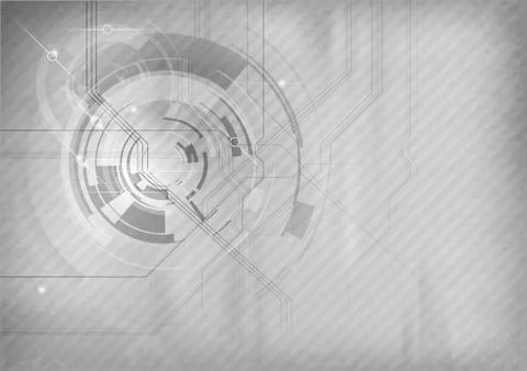 Grey tech background 스톡 일러스트