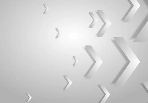 Grey tech geometric corporate background with arrows Grey tech geometric c... 写真素材