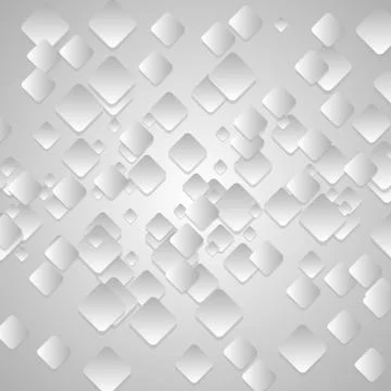 Grey tech geometrical vector background Illustrazione stock