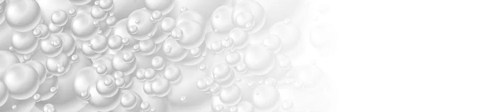 Grey tech minimal background with 3d glossy beads イラスト素材