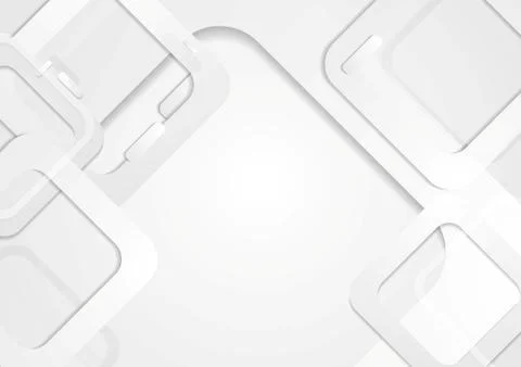 Grey tech squares vector background イラスト素材