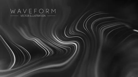 Grey technology background. Big Data visualization. Vector illustration EPS 10. イラスト素材