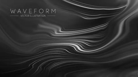 Grey technology background. Big Data visualization. Vector illustration EPS 10. Illustrazione stock