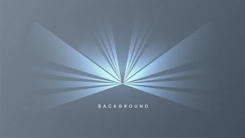 Grey technology background with blurred silver lines and light effect. Diag.. Stock Illustration