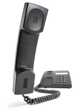 Grey Telephone Set Stock Photos