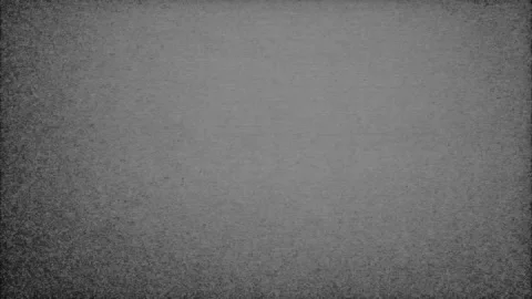 Grey television static and old film grain texture with horizontal scan lines Stock Footage 334829685