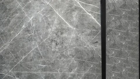 Grey textured marble wall background closeup interior exterior tiles design Stock Photos