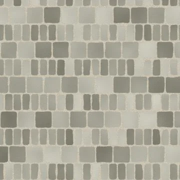 Grey tiles give a harmonic pattern at the ground Stock Illustration