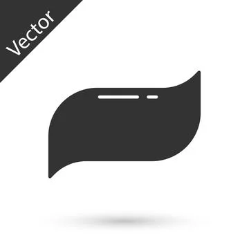 Grey Toothpaste icon isolated on white background. Vector Stock Illustration