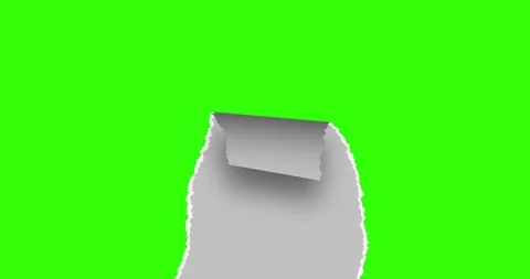 Grey torn paper with multi torn effect on chroma key green Видео 86482601