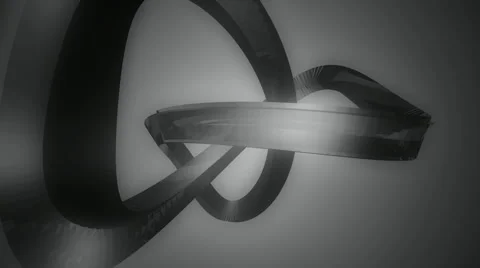 Grey torus spot Stock Footage 55326103