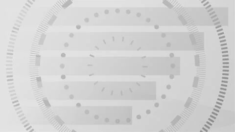 Grey trendy background with modern technology elements. Template backdrop design Illustrazione stock