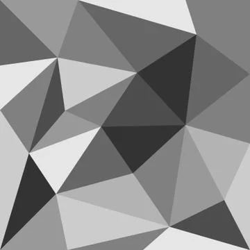 Grey triangle vector background or pattern Illustrazione stock