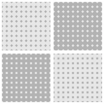 Grey vector pattern set Illustrazione stock