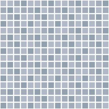 Grey vector square grid pattern. Seamless texture Stock Illustration