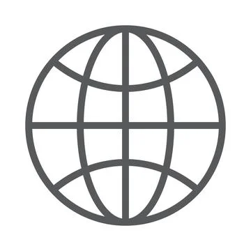 Grey vector web icon isolated on white background Stock Illustration