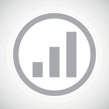 Grey volume scale sign icon Stock Illustration