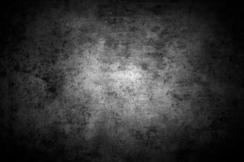 Grey wall background. Dark edges Stock Photos