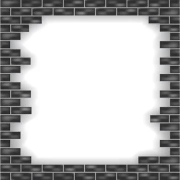 Grey wall Stock Illustration