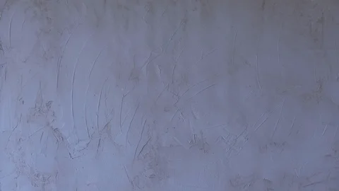 Grey wall with plaster texture, process of construction renovation works. Stock Footage 123779783