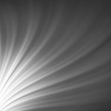 Grey Wave Blurred Background. Glowing Pattern Illustrazione stock