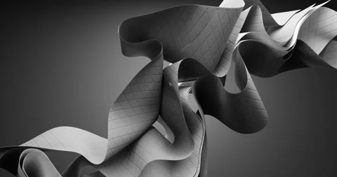 Grey wave textile abstract background 스톡 동영상 286417428