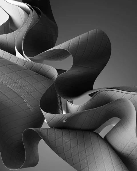 Grey wave textile abstract background Stock Footage 286421581