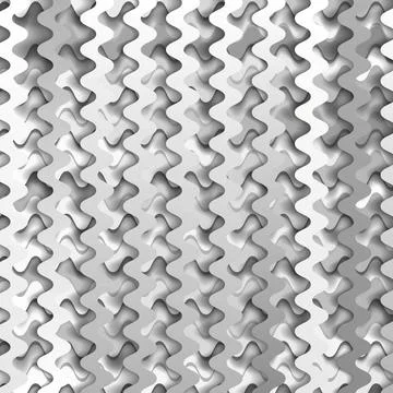 Grey wavy stripes pattern texture Grey wavy stripes abstract pattern textu... Stock Photos