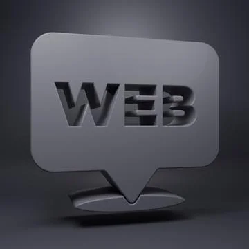 Grey Web and graphic design icon isolated on grey background. Creative and .. Stock Illustration