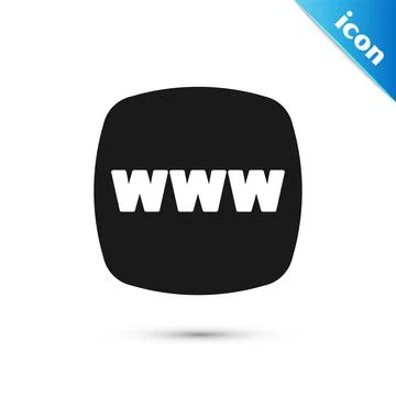 Grey Website template icon isolated on white background. Internet communication 스톡 일러스트