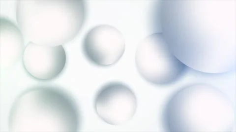 Grey white 3d sphere abstract geometric background motion graphics animation. Video stock 280557419