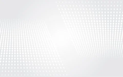 Grey white abstract background halftone dot style business background concept Stock Illustration