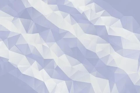 Grey &amp; White Abstract Low Poly Geometric Gradient Lines Polygonal Background Stock Illustration