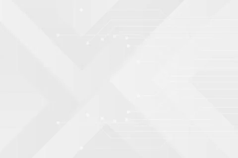 Grey white Abstract technology Circles background Stock Illustration