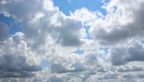 Grey &amp; White Clouds Foto stock