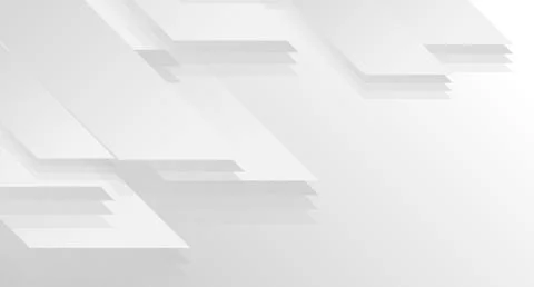Grey white geometric tech abstract minimal background Illustrazione stock